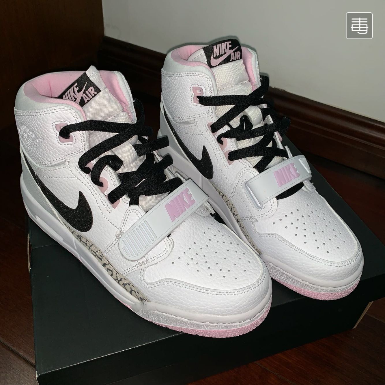 Air Jordan Legacy 312 White Pink Black Shoes For Women